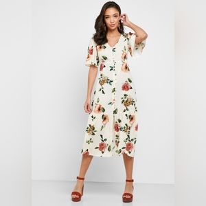 Floral midi dress